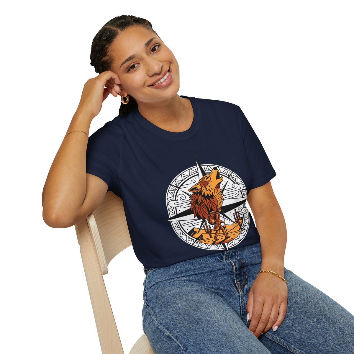 D78 Wolf Trail — T-shirt loup aventure