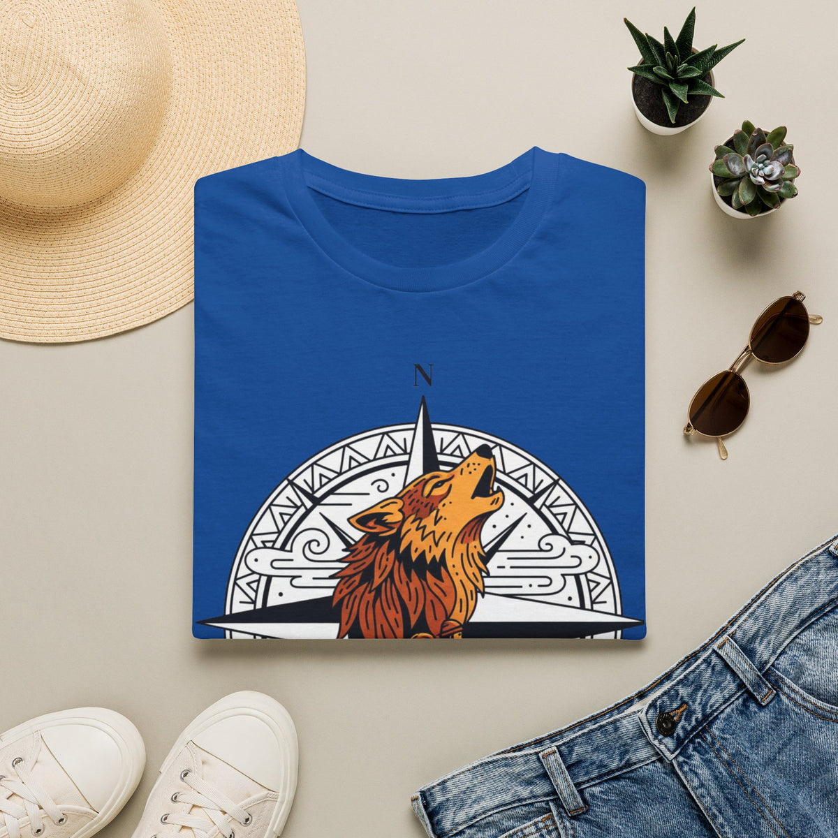 D78 Wolf Trail — T-shirt loup aventure