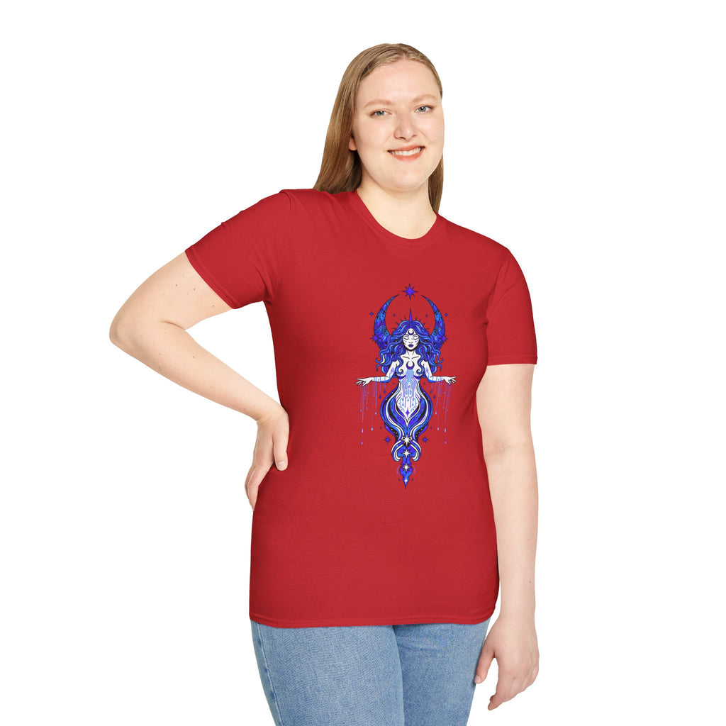 D78 Mystic Circle — Celestial Goddess T-Shirt