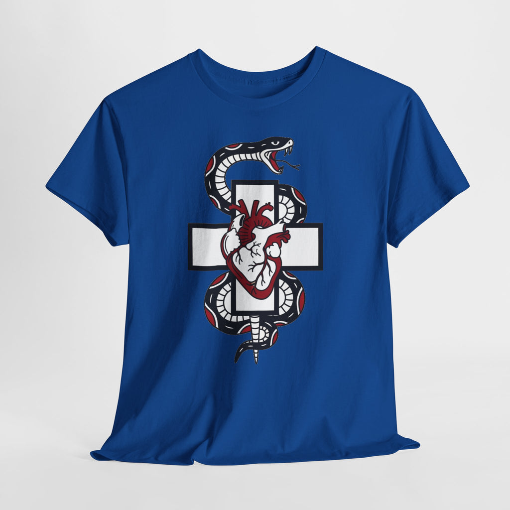 D78 Skull Society — Gothic Heart & Snake T-shirt