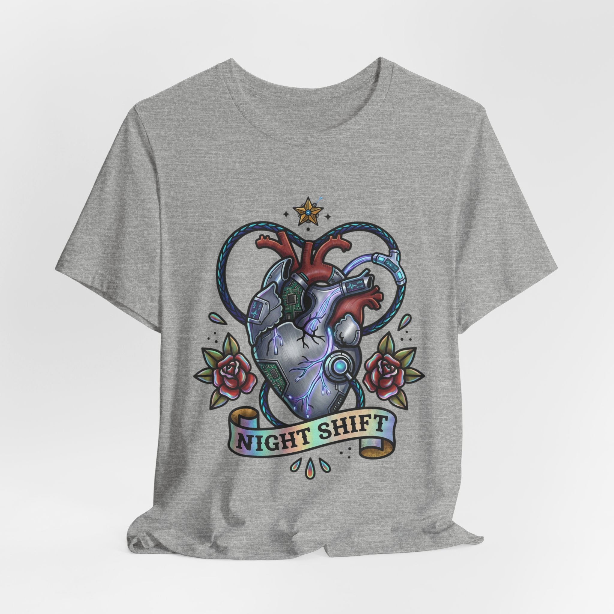 D78 Graveyard Shift — Anatomical T-shirt