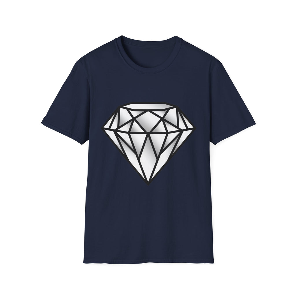 Diamond Graphic T-Shirt — Geometric Gem Tee for Casual Streetwear