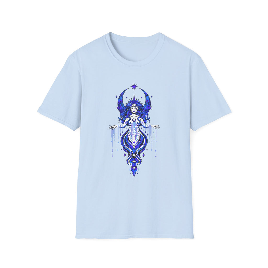 Mystic Moon Goddess T-Shirt — Celestial Witchy Graphic Tee
