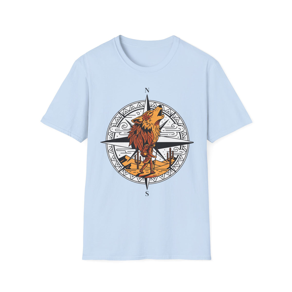 D78 Wolf Trail — T-shirt loup aventure