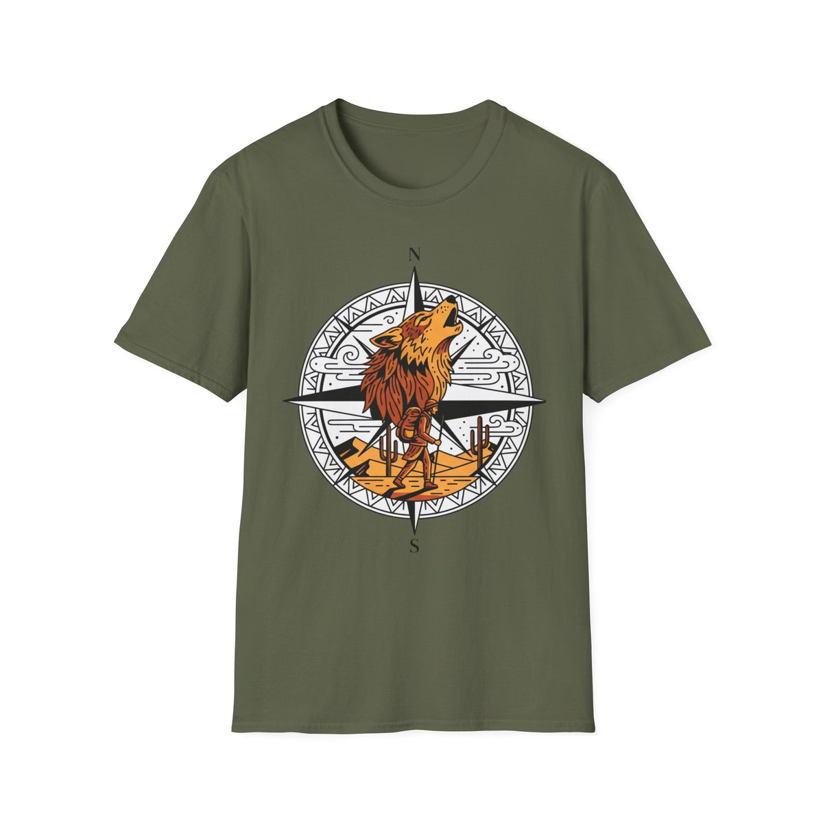 D78 Wolf Trail — T-shirt loup aventure