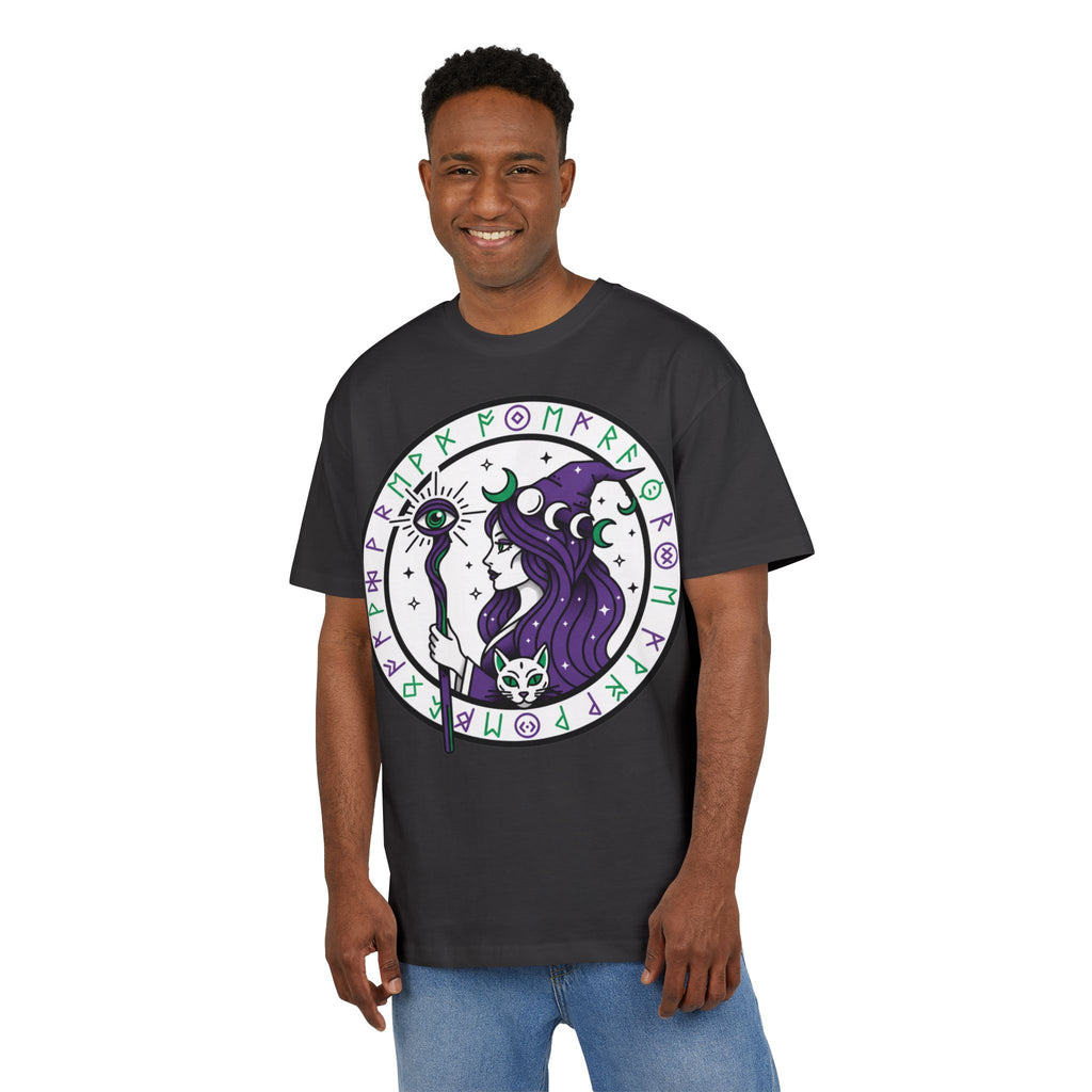 D78 Mystic Circle — Runic Witch T-shirt