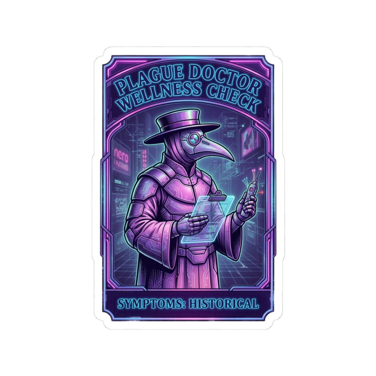 D78 The Medic — Sticker néon