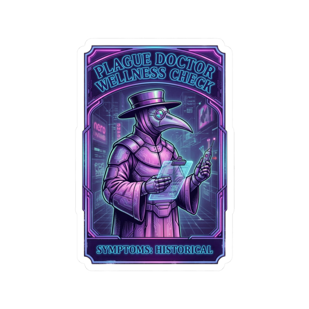 Plague Doctor Illustration Sticker | History Humor, Historical Medicine
