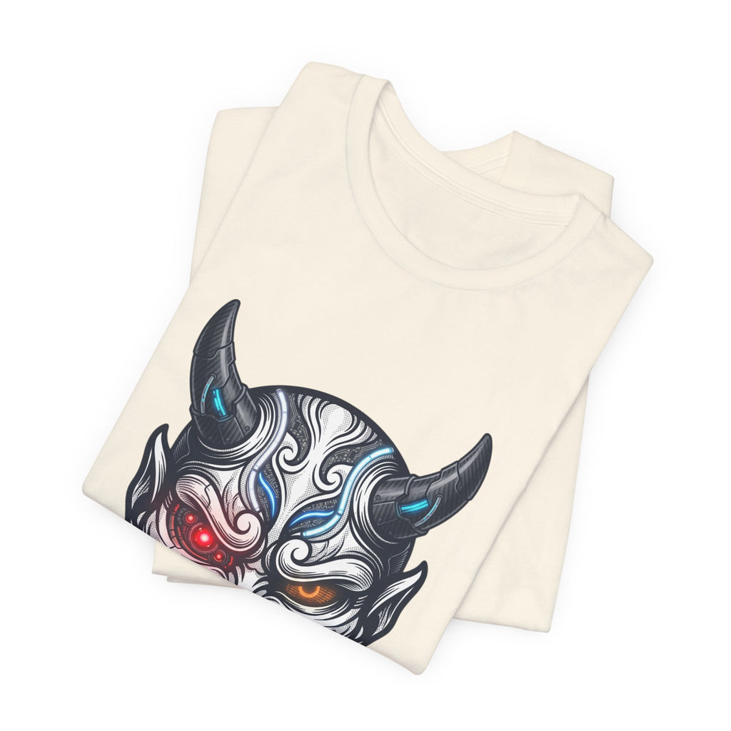 Hannya Mask Tee | Traditional Tattoo-Inspired, Vintage Flash Demon Mask