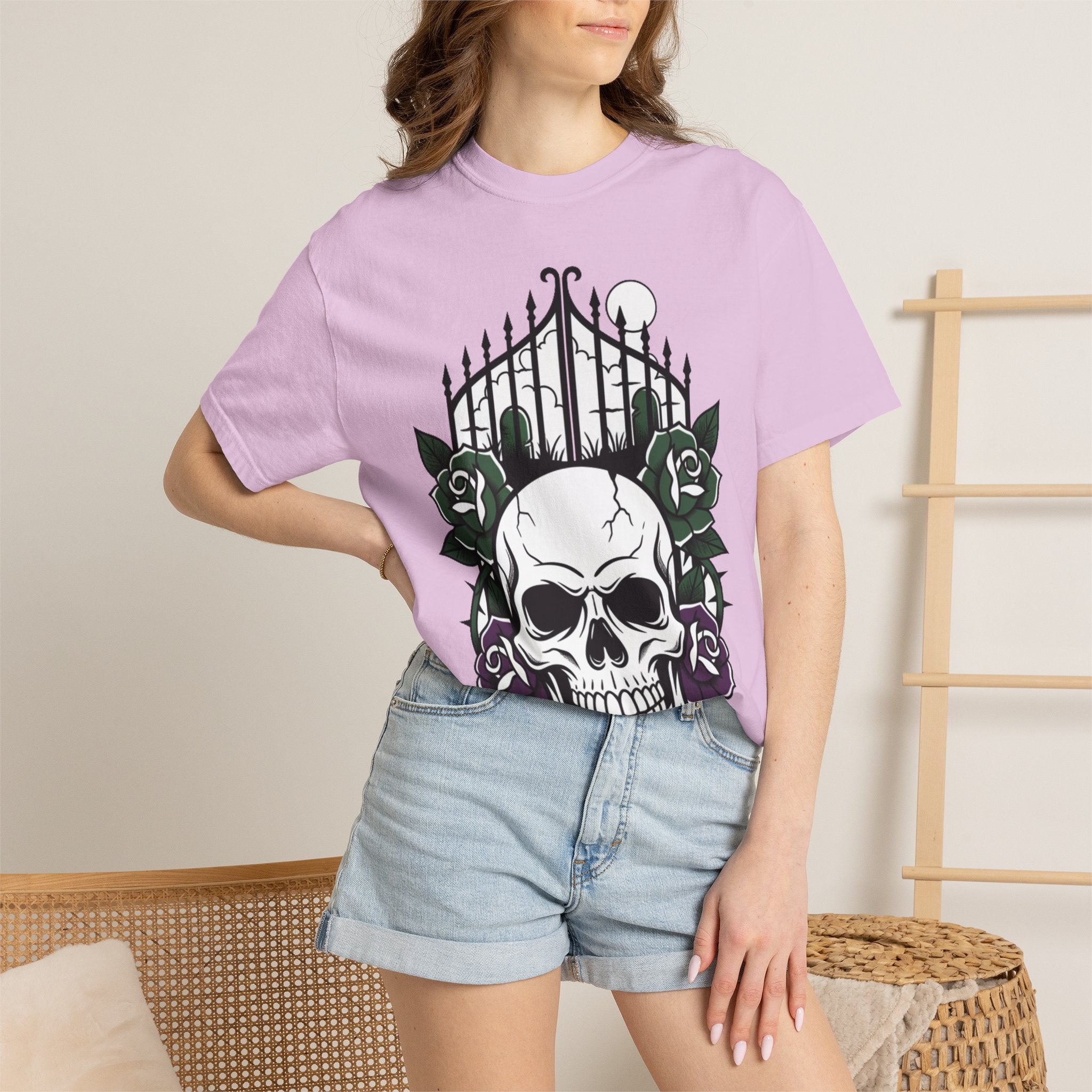 Skull & Rose Gate T-Shirt
