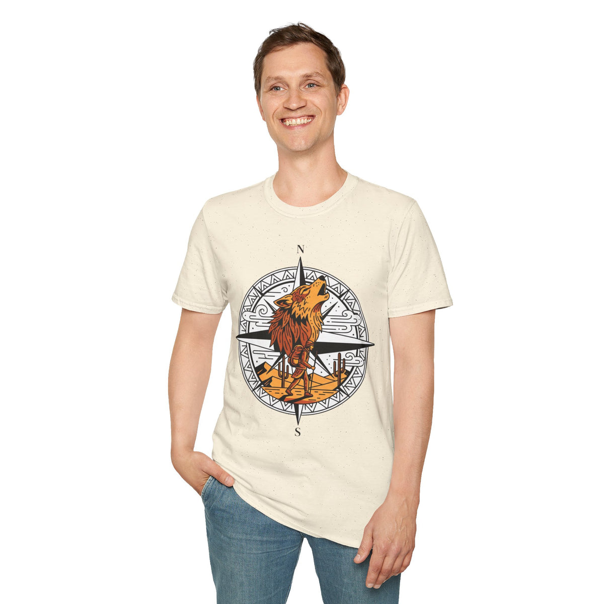 D78 Wolf Trail — T-shirt loup aventure