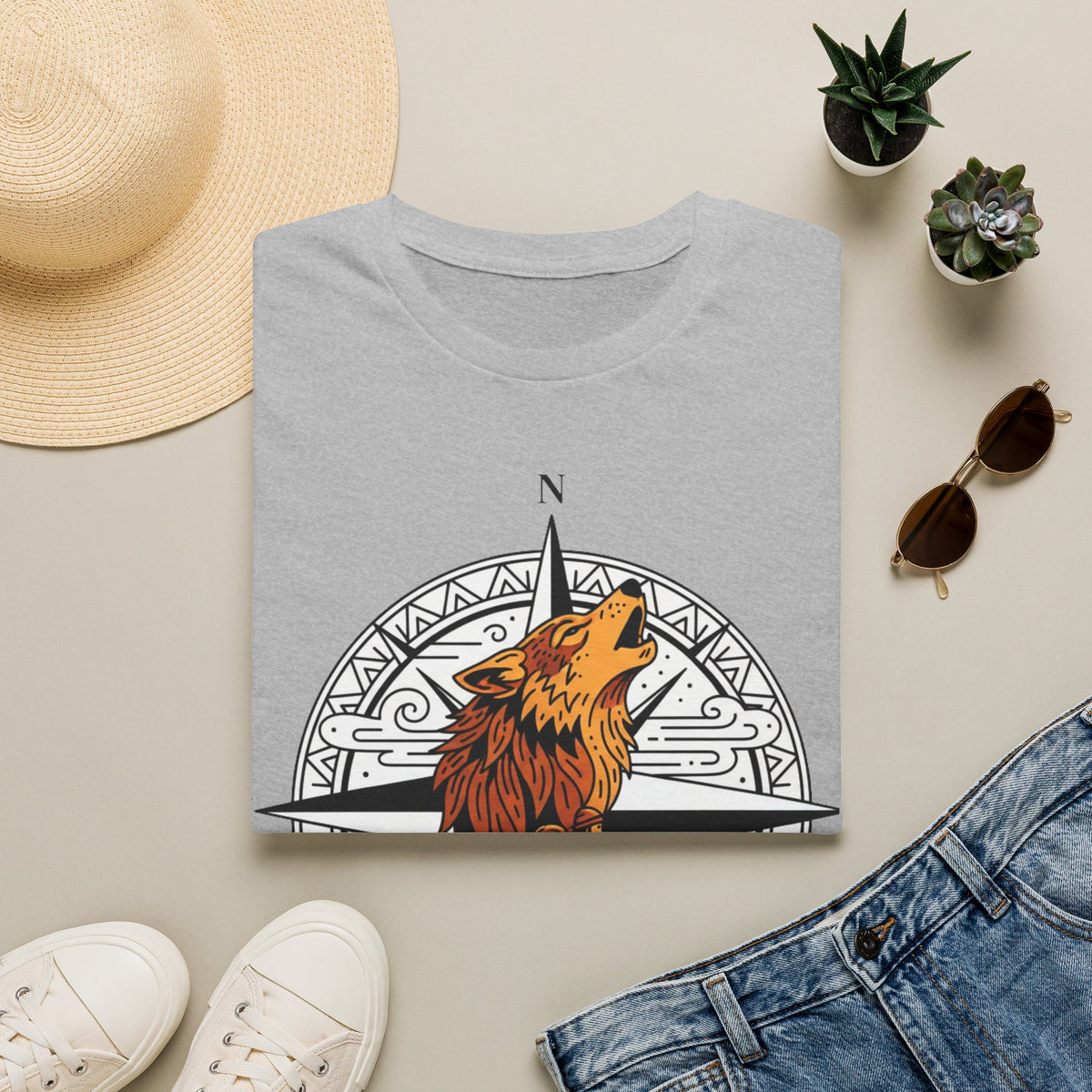 D78 Wolf Trail — T-shirt loup aventure