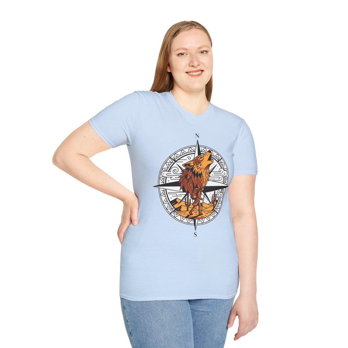 D78 Wolf Trail — T-shirt loup aventure