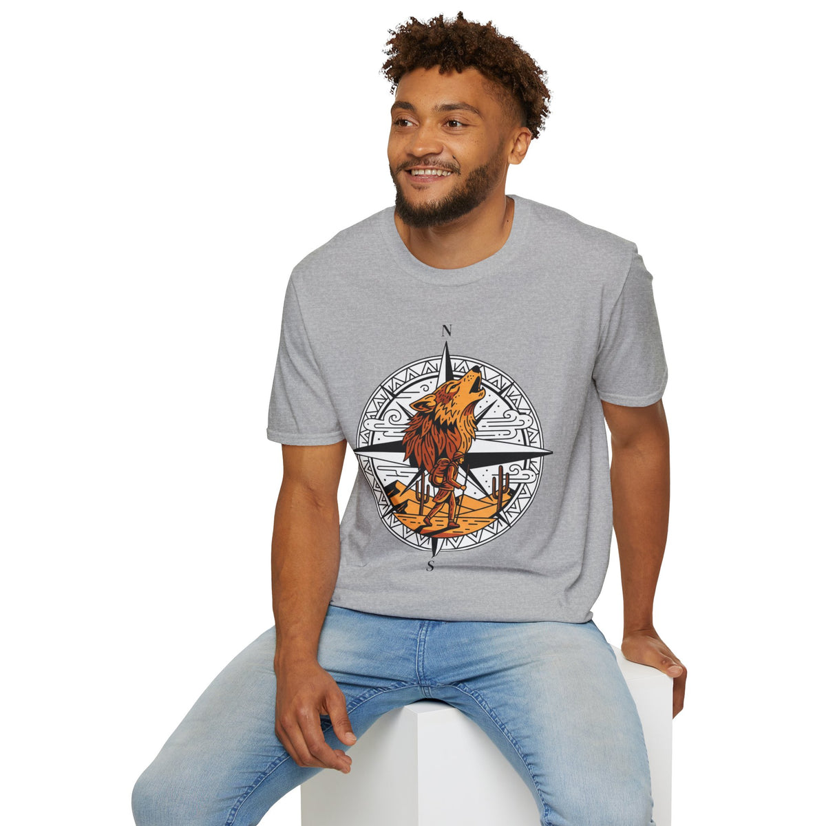 D78 Wolf Trail — T-shirt loup aventure