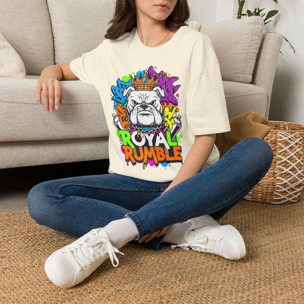 Bulldog Royal Rumble T-Shirt — Colorful Crown Streetwear Tee