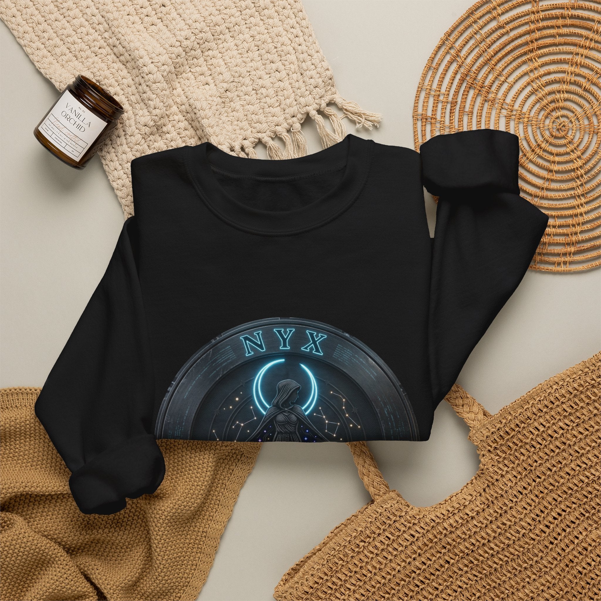 Nyx Night Study Sweatshirt | Greek Mythology, Mythcore Dark Academia