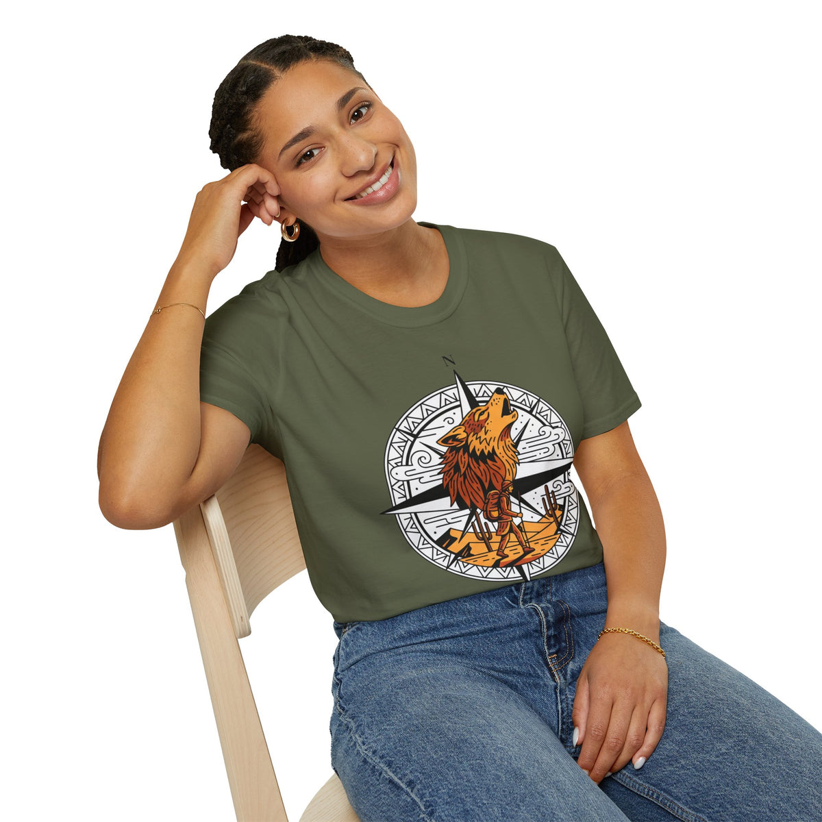 D78 Wolf Trail — T-shirt loup aventure