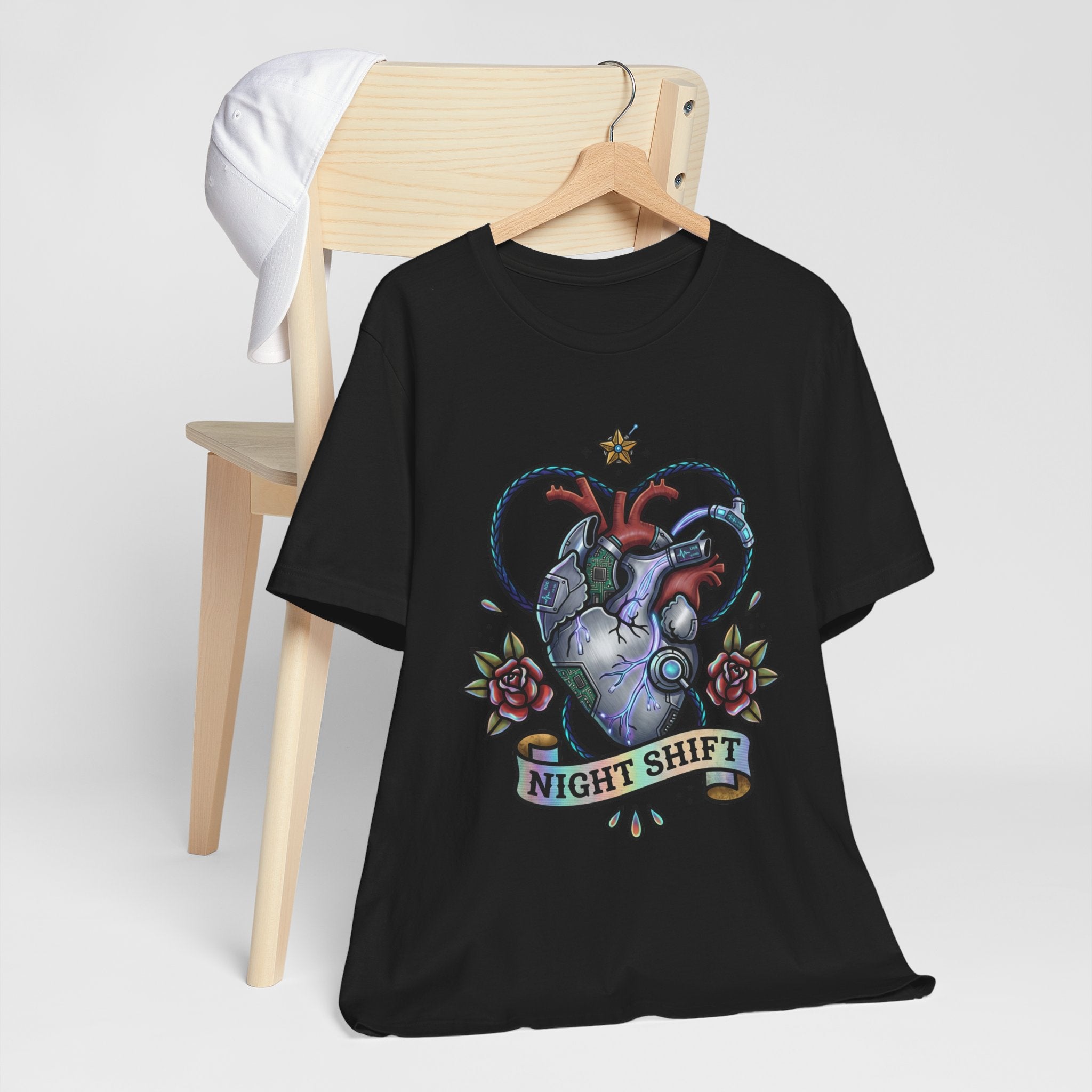 D78 Graveyard Shift — Anatomical T-shirt