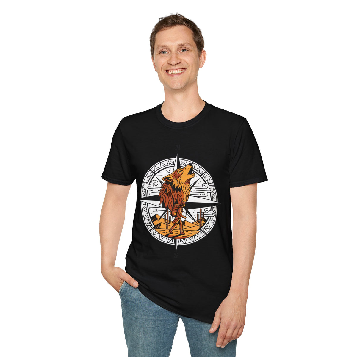 D78 Wolf Trail — T-shirt loup aventure