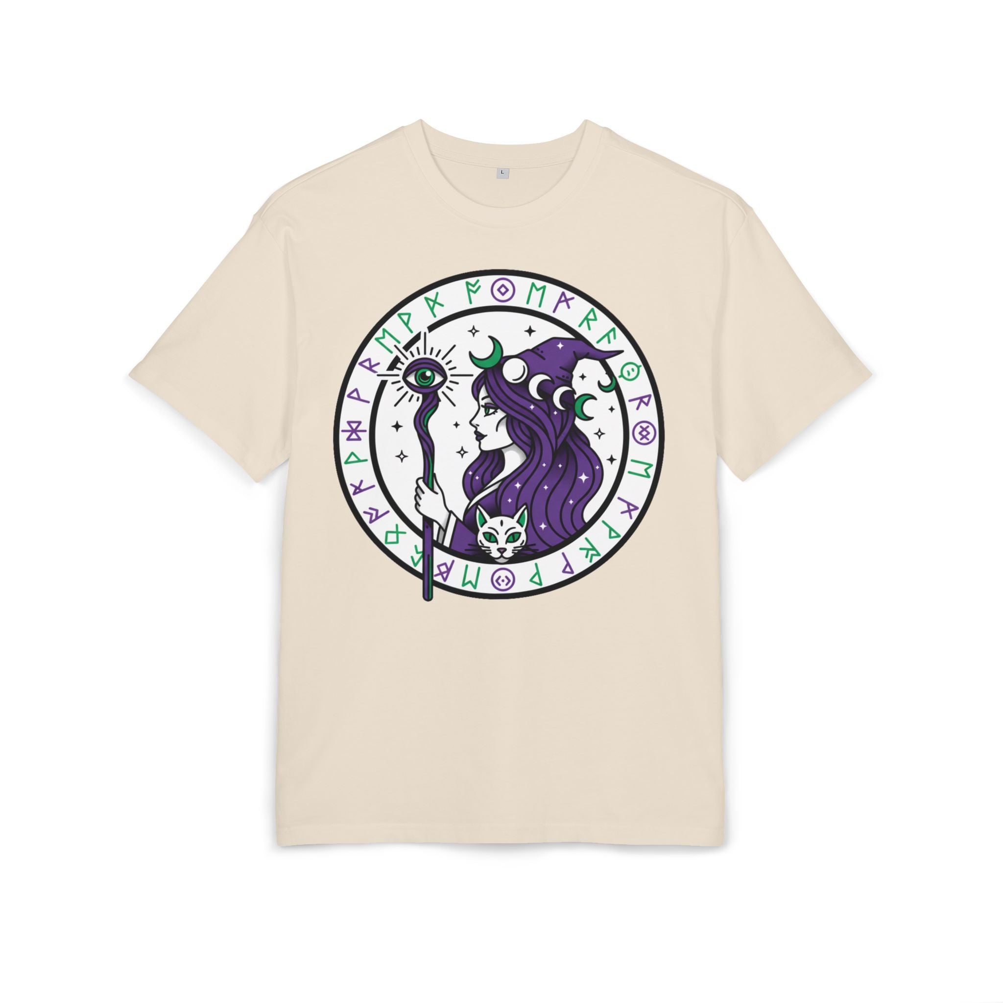 D78 Mystic Circle — Runic Witch T-shirt