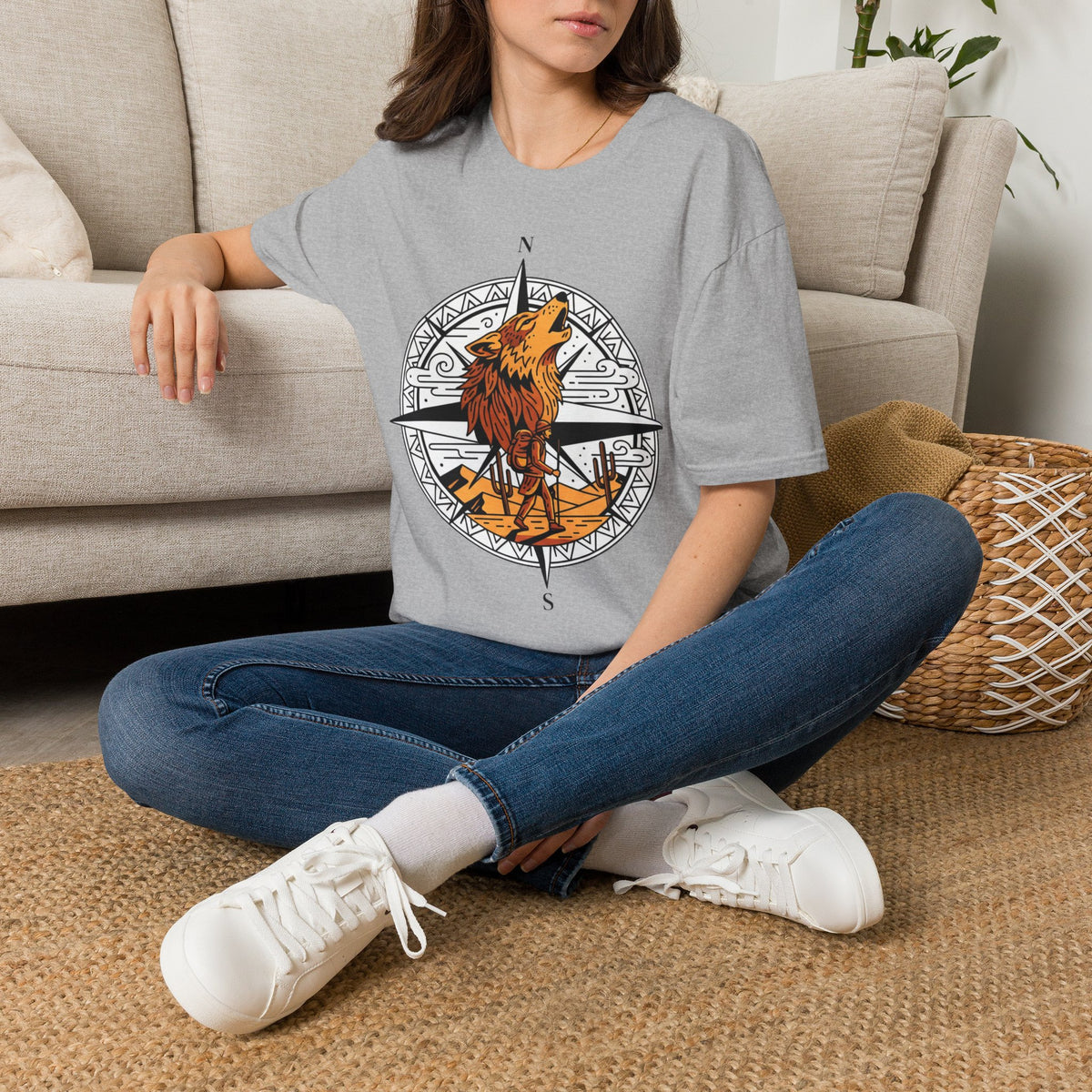 D78 Wolf Trail — T-shirt loup aventure