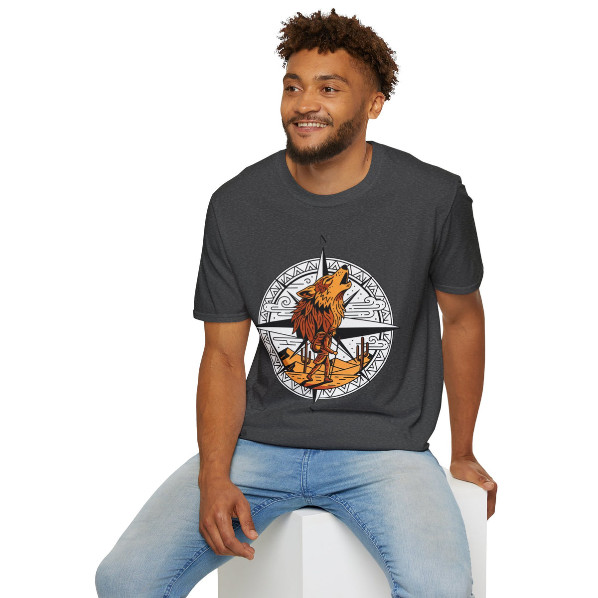 D78 Wolf Trail — T-shirt loup aventure