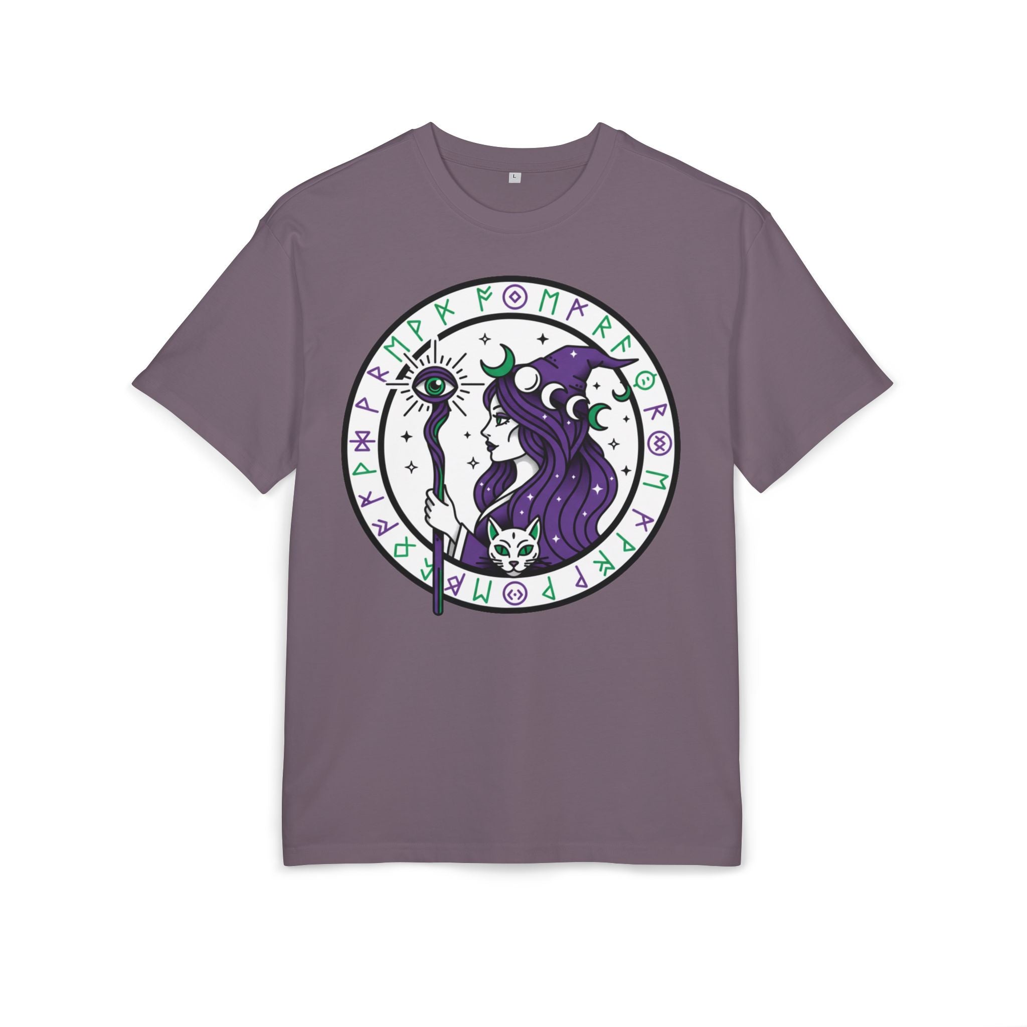D78 Mystic Circle — Runic Witch T-shirt
