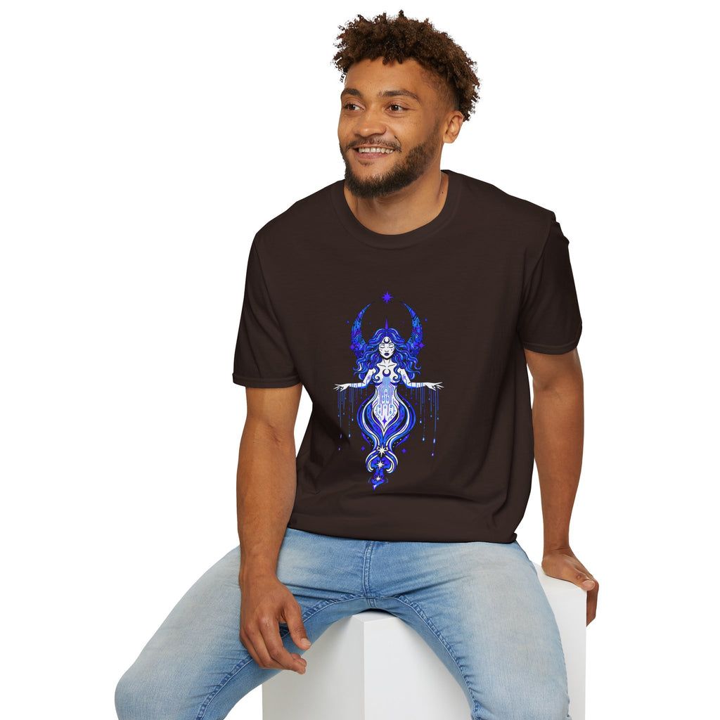 D78 Mystic Circle — Celestial Goddess T-Shirt