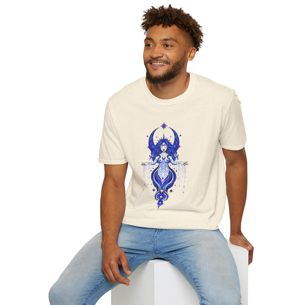 D78 Mystic Circle — Celestial Goddess T-Shirt