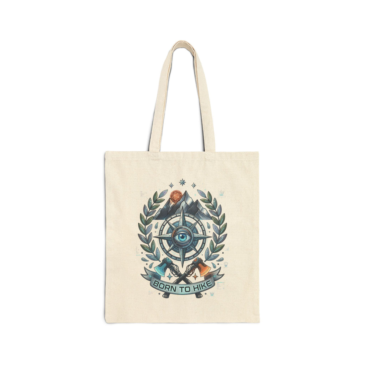 Tote bag vintage aventure boussole — D78 Urban Nomad
