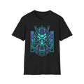 T-shirt Oni Démon Néon — Masque Cyberpunk Japonais