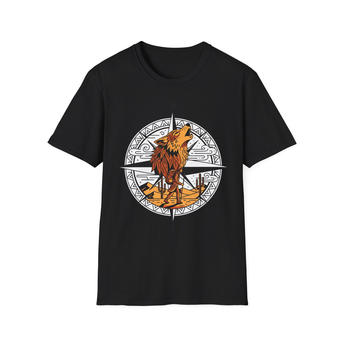 D78 Wolf Trail — T-shirt loup aventure