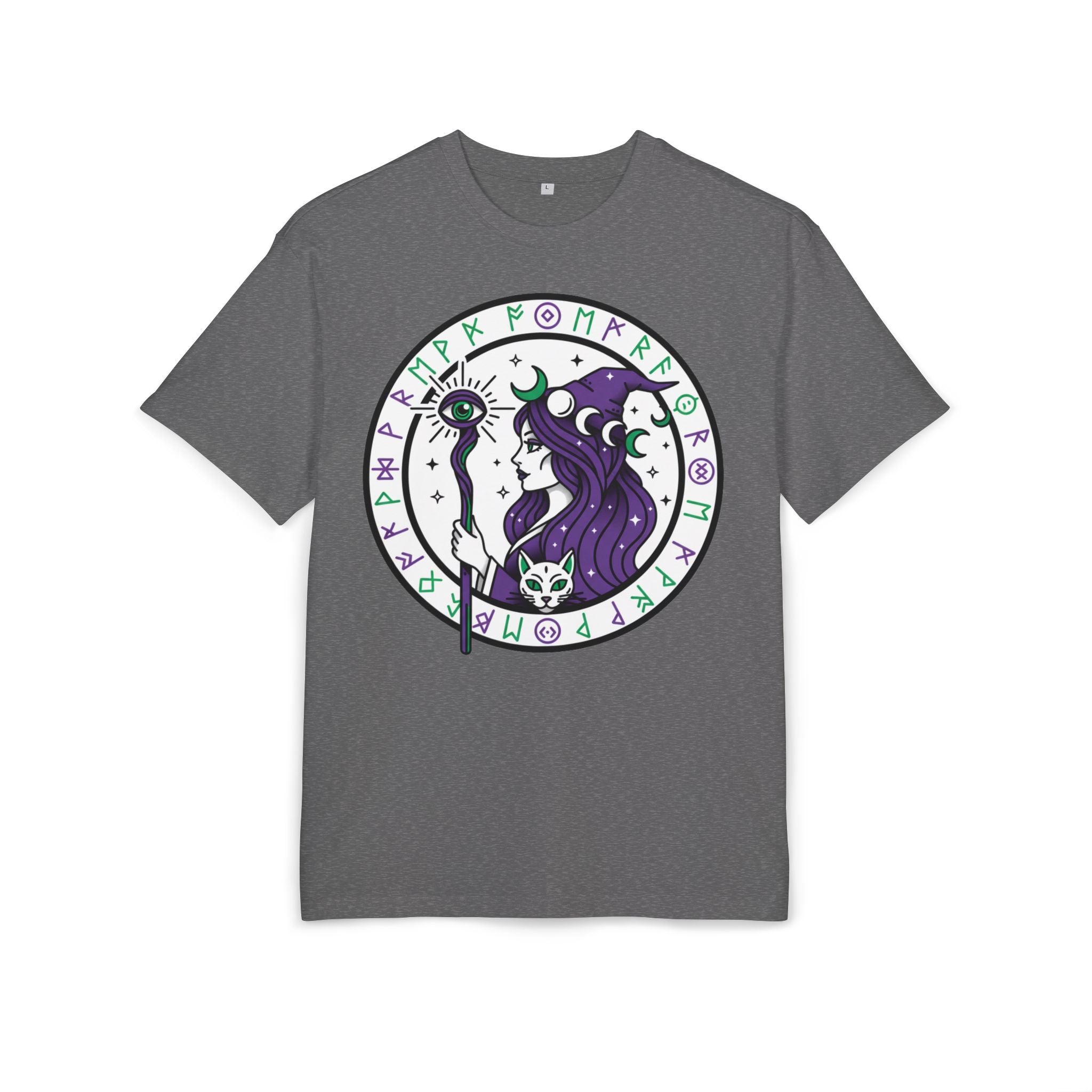 D78 Mystic Circle — Runic Witch T-shirt