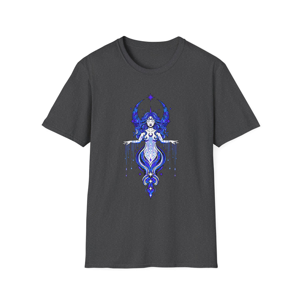 Mystic Moon Goddess T-Shirt — Celestial Witchy Graphic Tee