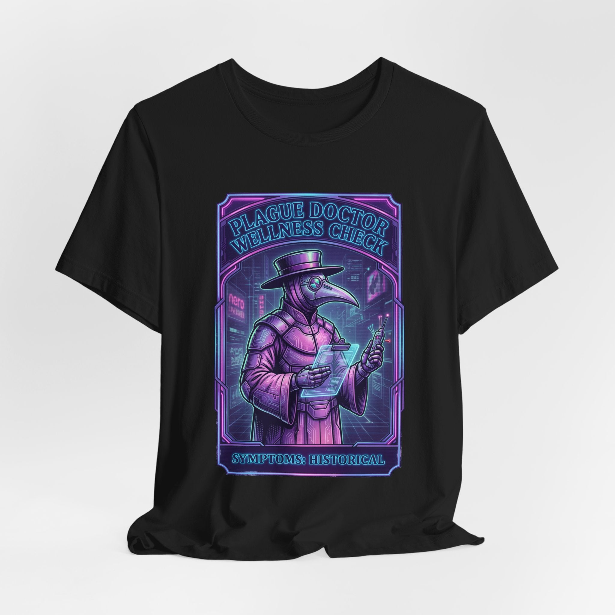 Plague Doctor Illustration Tee | History Humor, Medieval Medical Poster