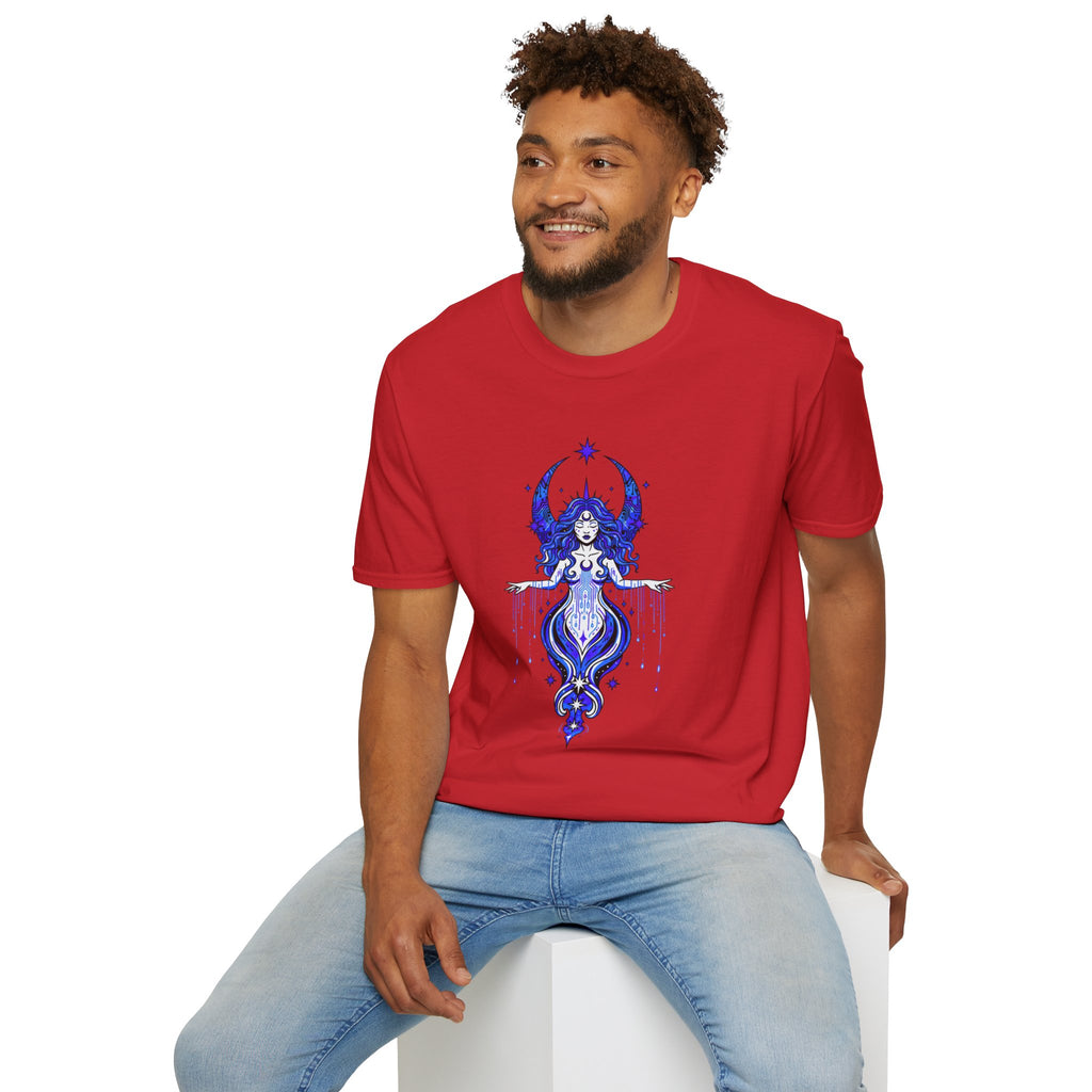 D78 Mystic Circle — Celestial Goddess T-Shirt
