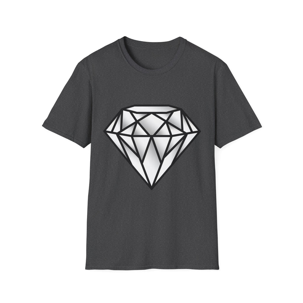 Diamond Graphic T-Shirt — Geometric Gem Tee for Casual Streetwear