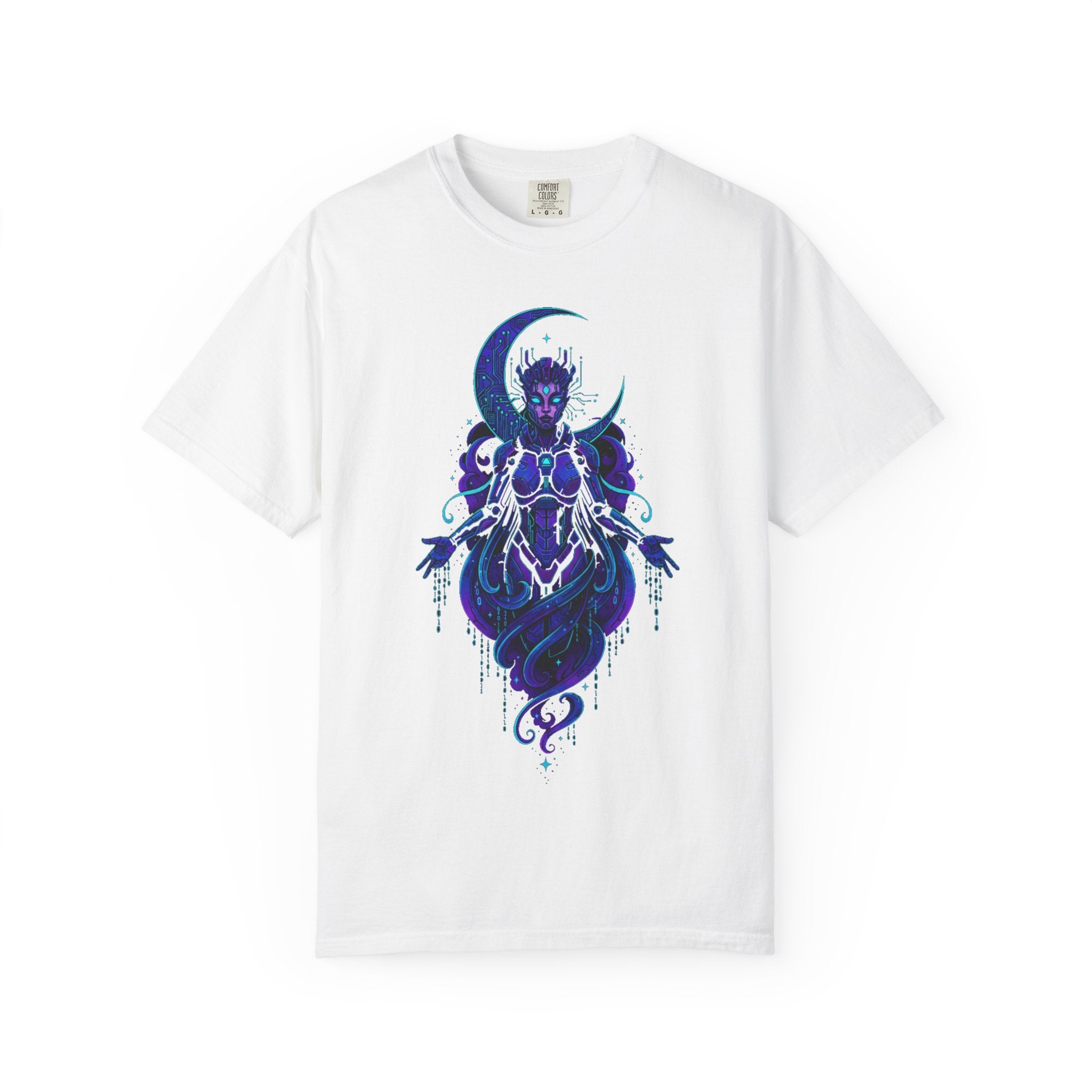 Mystic Moon Djinn T-Shirt — Cosmic Genie Graphic Tee