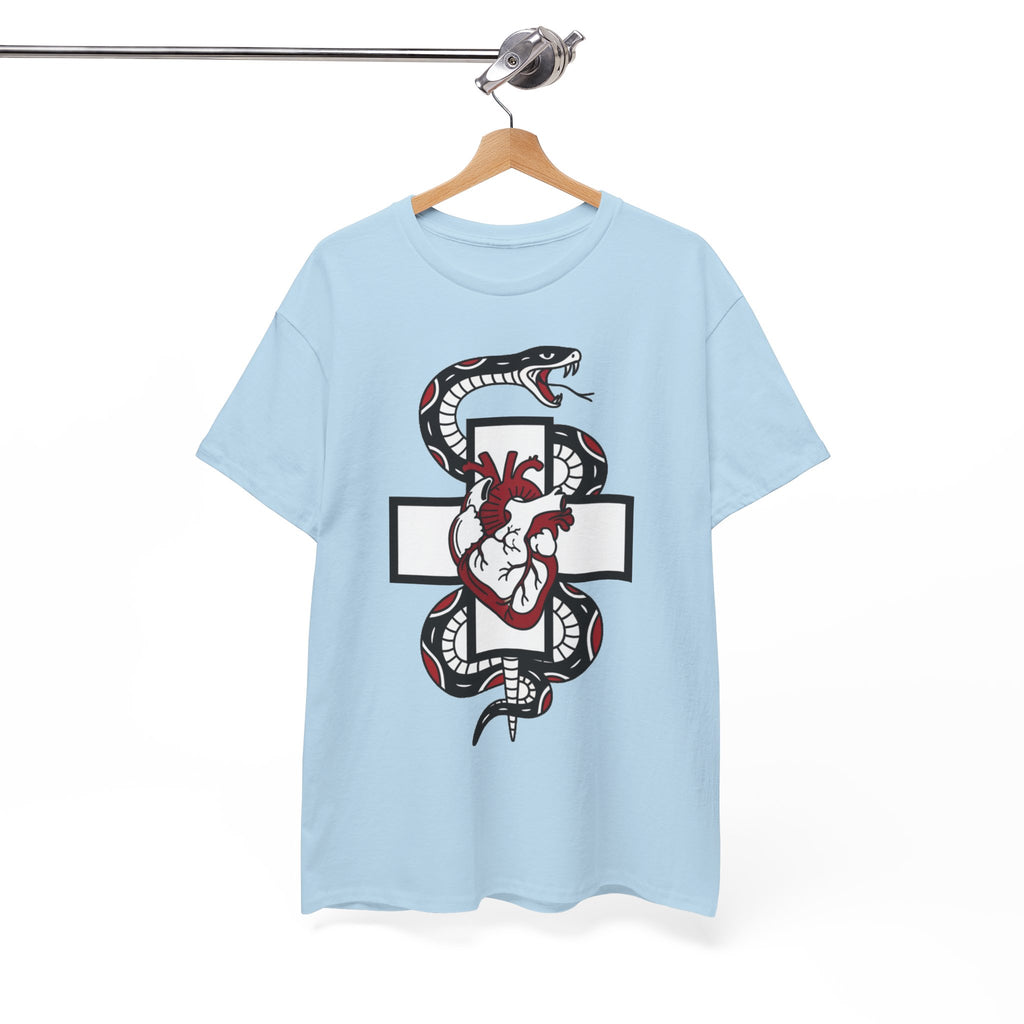 D78 Skull Society — Gothic Heart & Snake T-shirt
