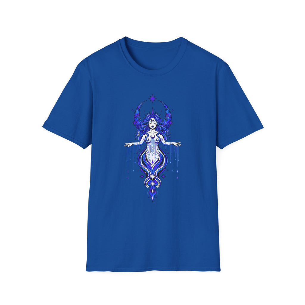 Mystic Moon Goddess T-Shirt — Celestial Witchy Graphic Tee