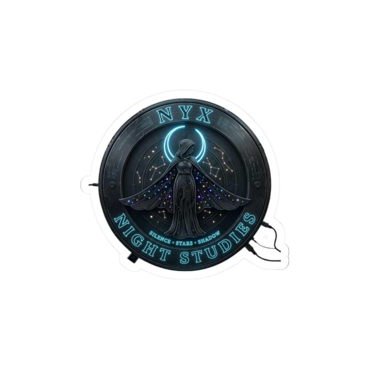 Nyx Night Studies Kiss-Cut Sticker | Greek Mythology, Mythcore Mooncore
