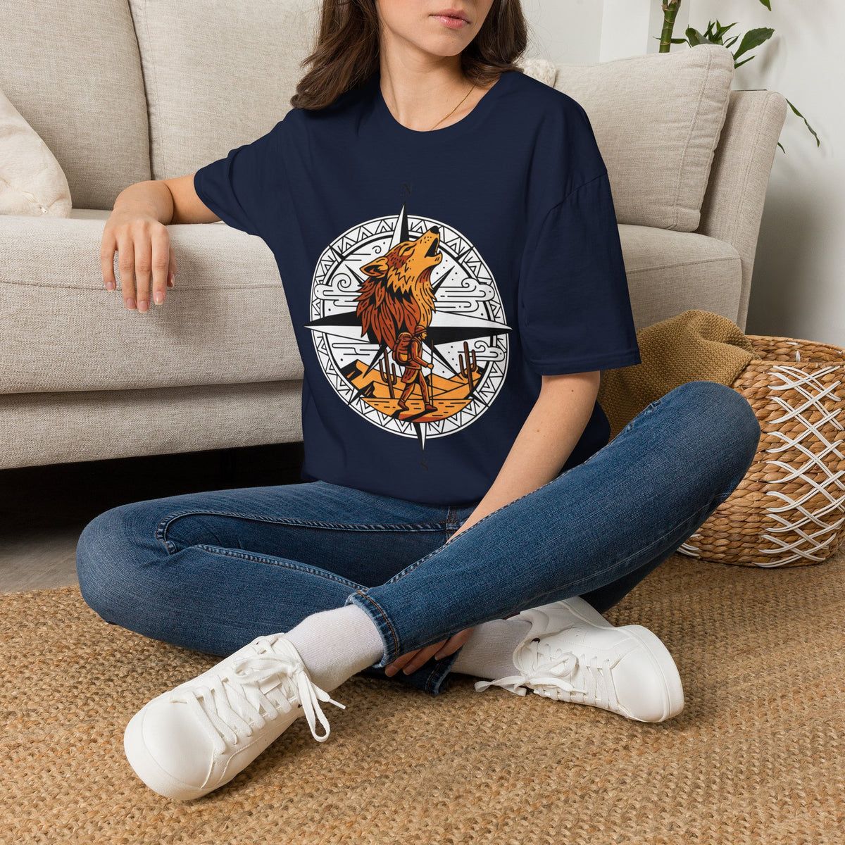 D78 Wolf Trail — T-shirt loup aventure