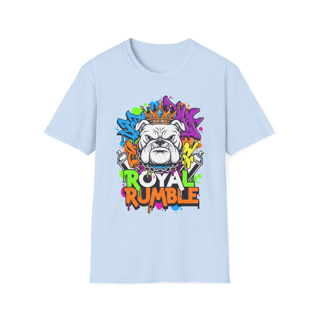 Bulldog Royal Rumble T-Shirt — Colorful Crown Streetwear Tee