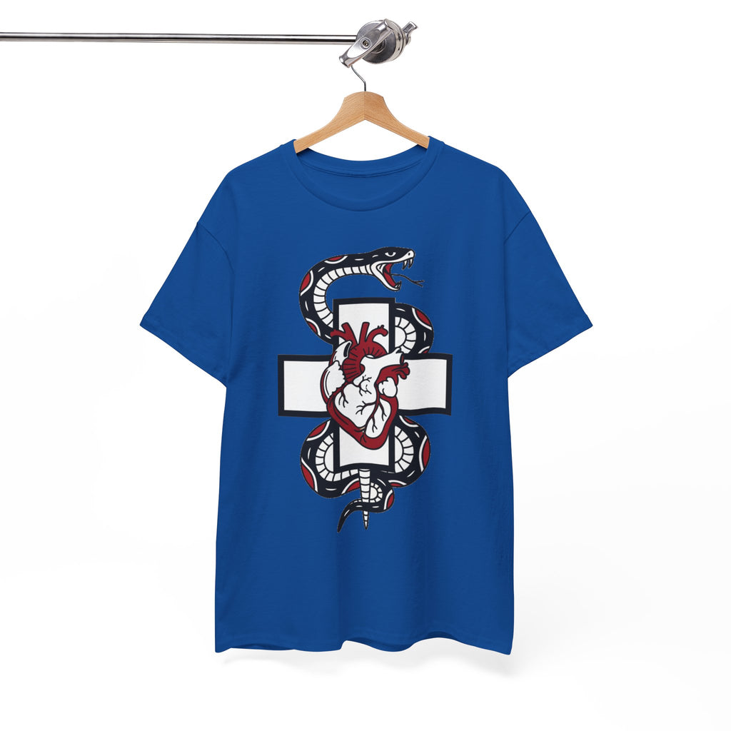D78 Skull Society — Gothic Heart & Snake T-shirt