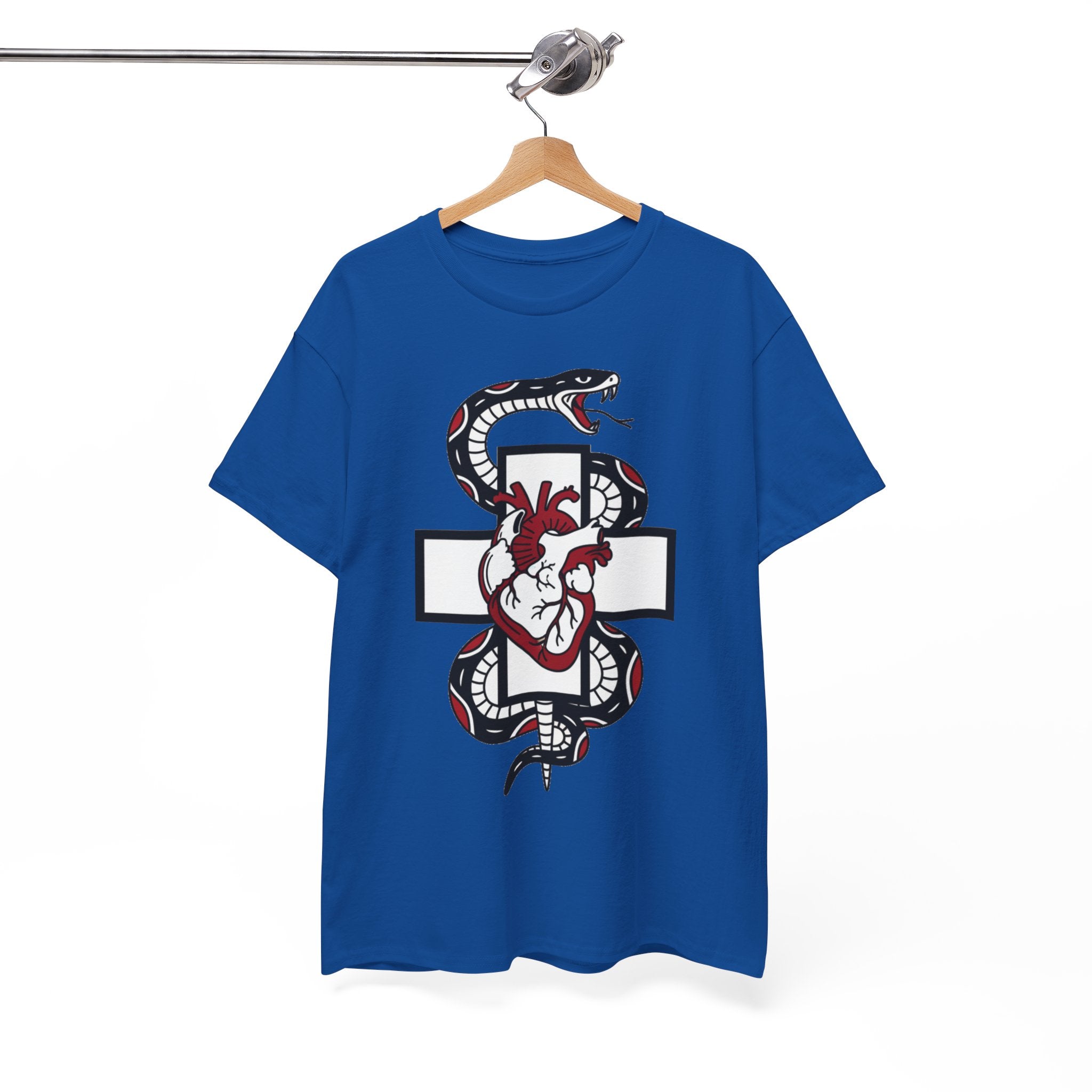 D78 Skull Society — Gothic Heart & Snake T-shirt